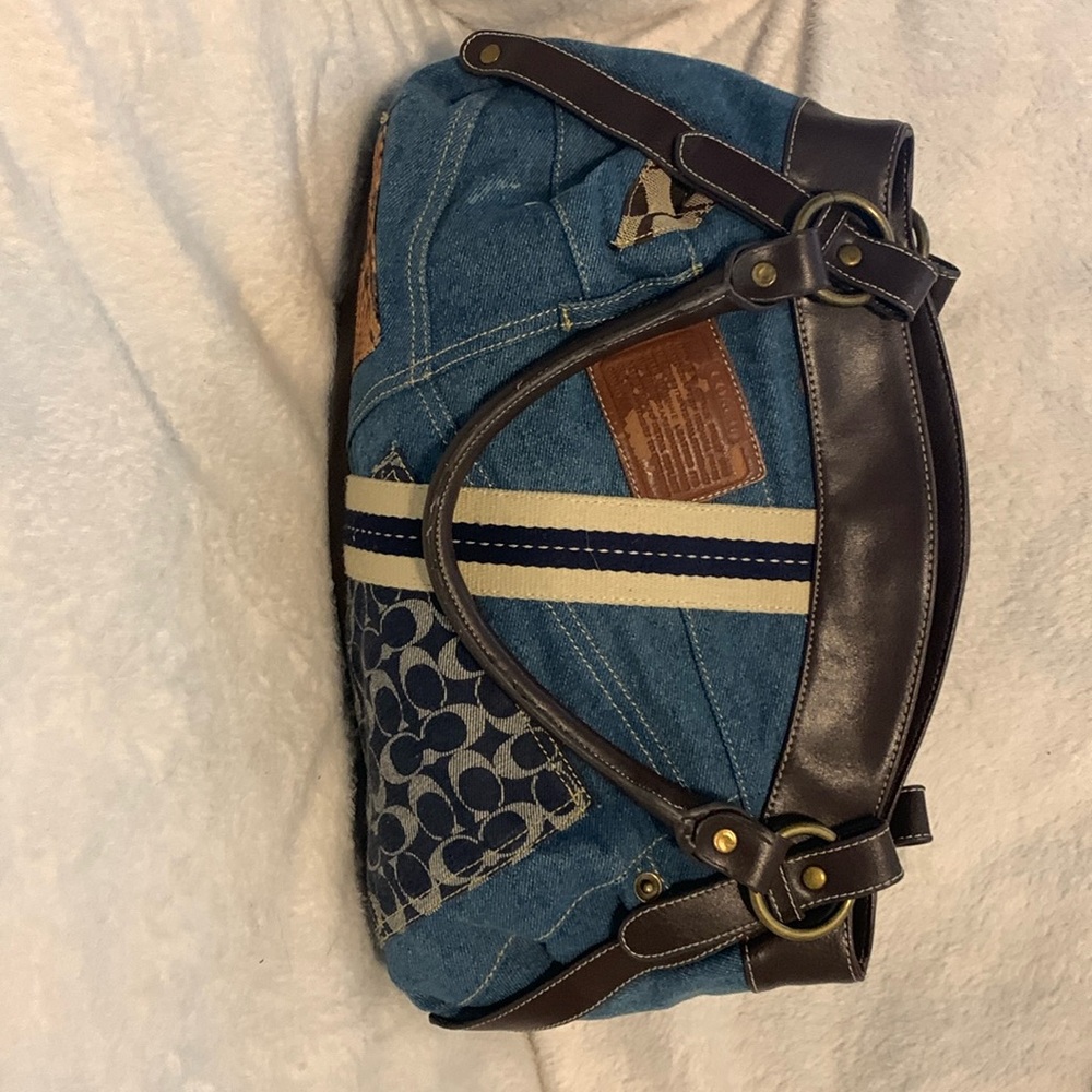 Denim Coach bag. Excellent pre-owned condition. Smoke free home.